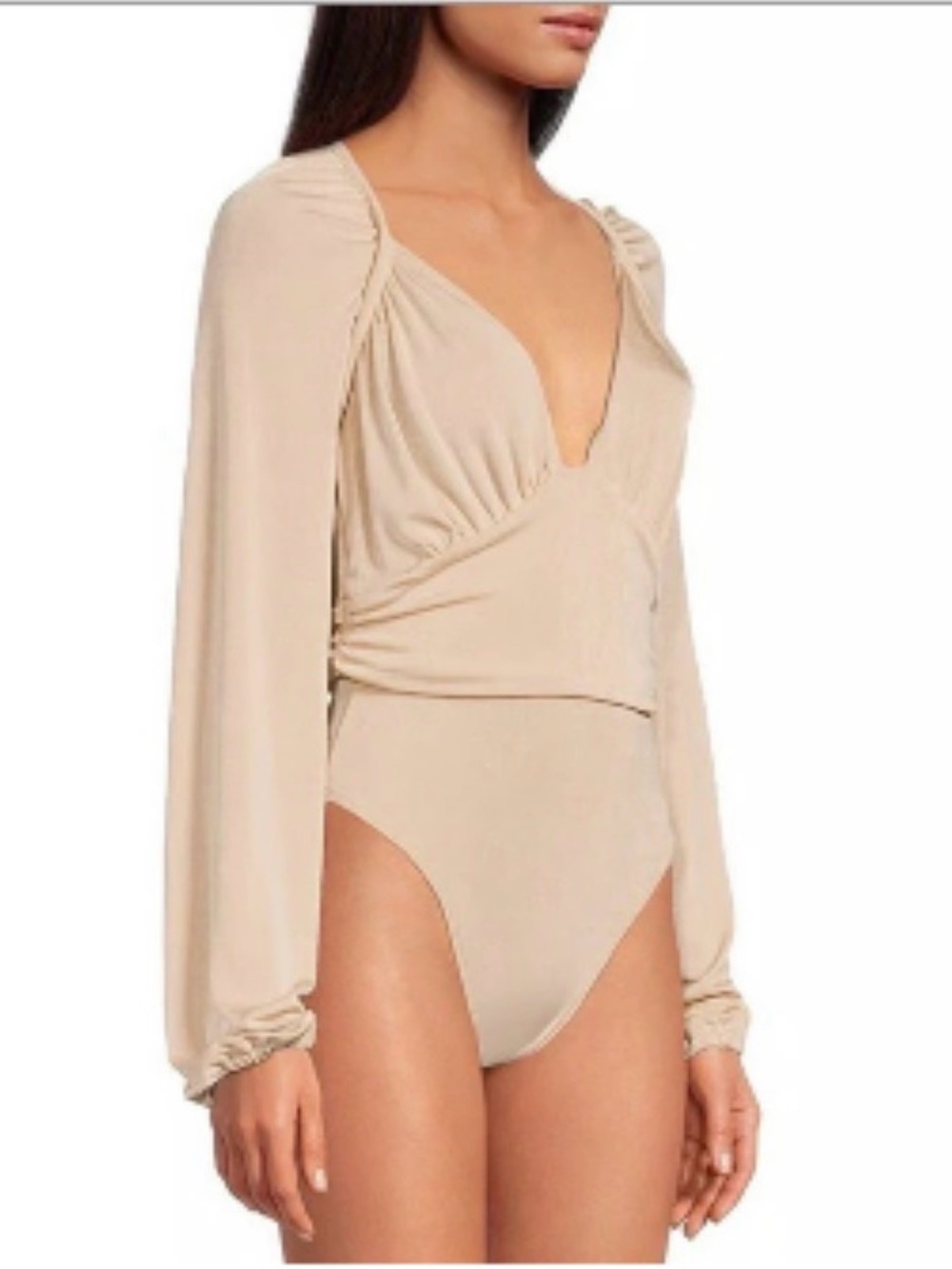 Free People intimately In Your Arms Bodysuit in Beige Size S